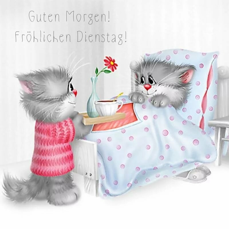 Guten Morgen! Fröhlichen Dienstag!