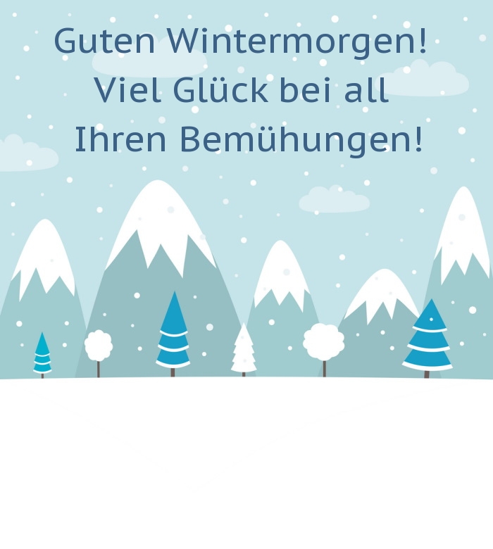 Guten Wintermorgen!