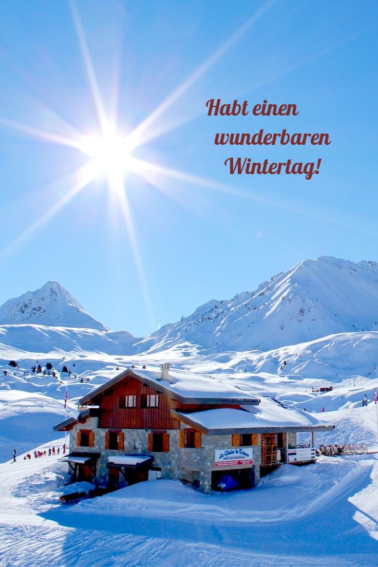 Habt einen wunderbaren Wintertag!