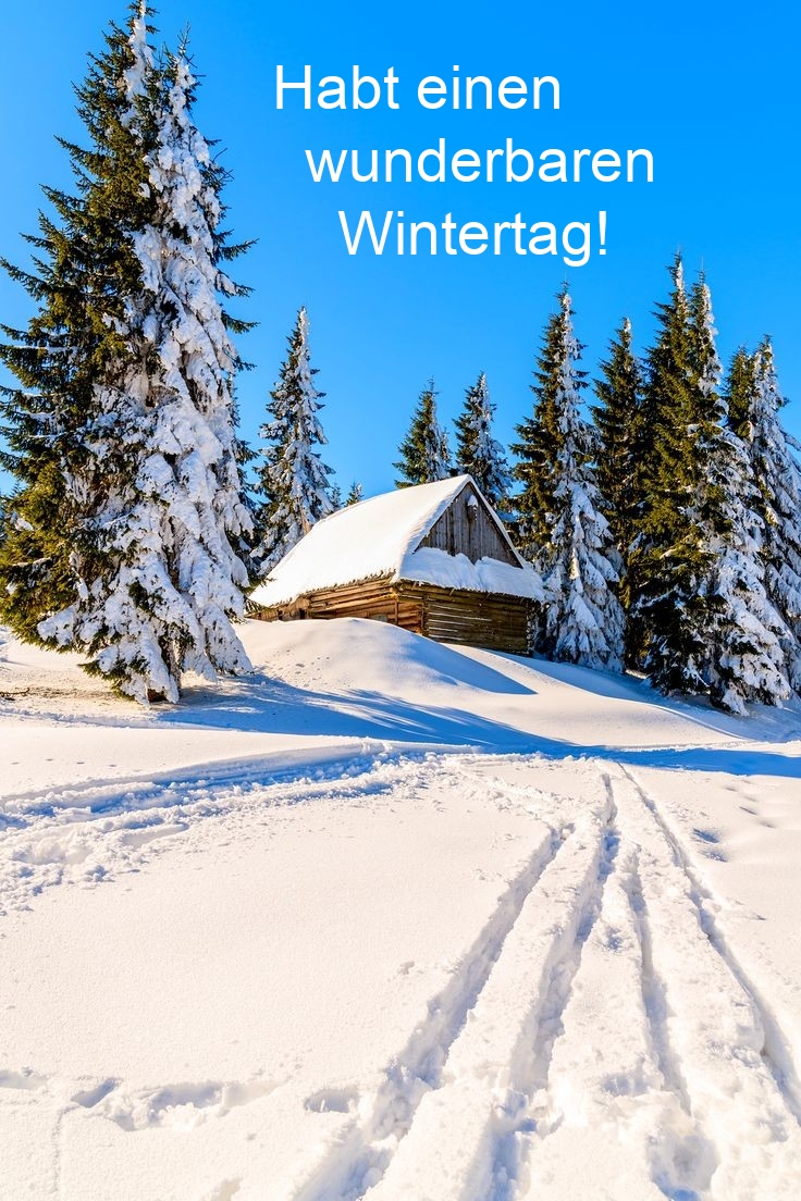 Habt einen wunderbaren Wintertag!